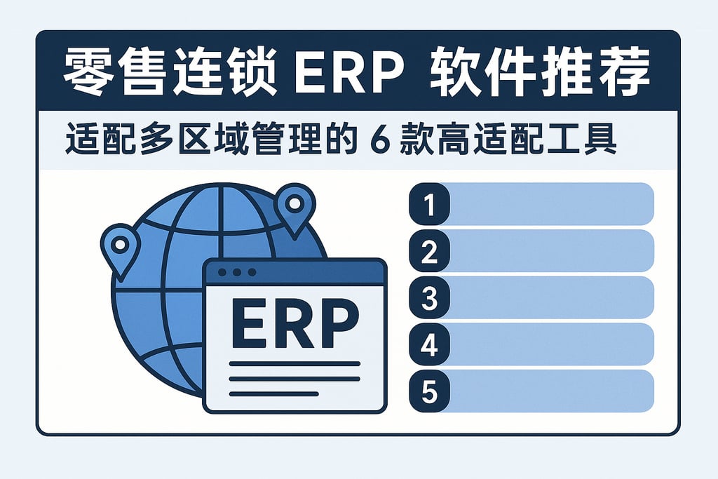 零售连锁 ERP 软件推荐：适配多区域管理的 6 款高适配工具